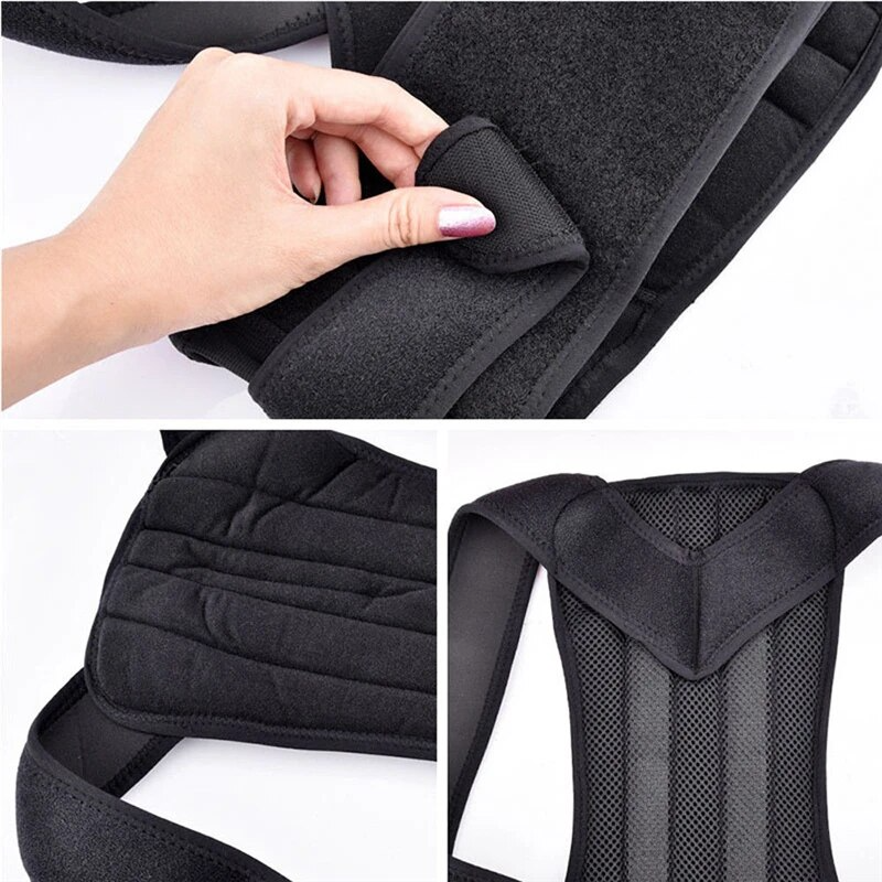 Adjustable Posture Corrector Lower Back Support Shoulder Brace Belt