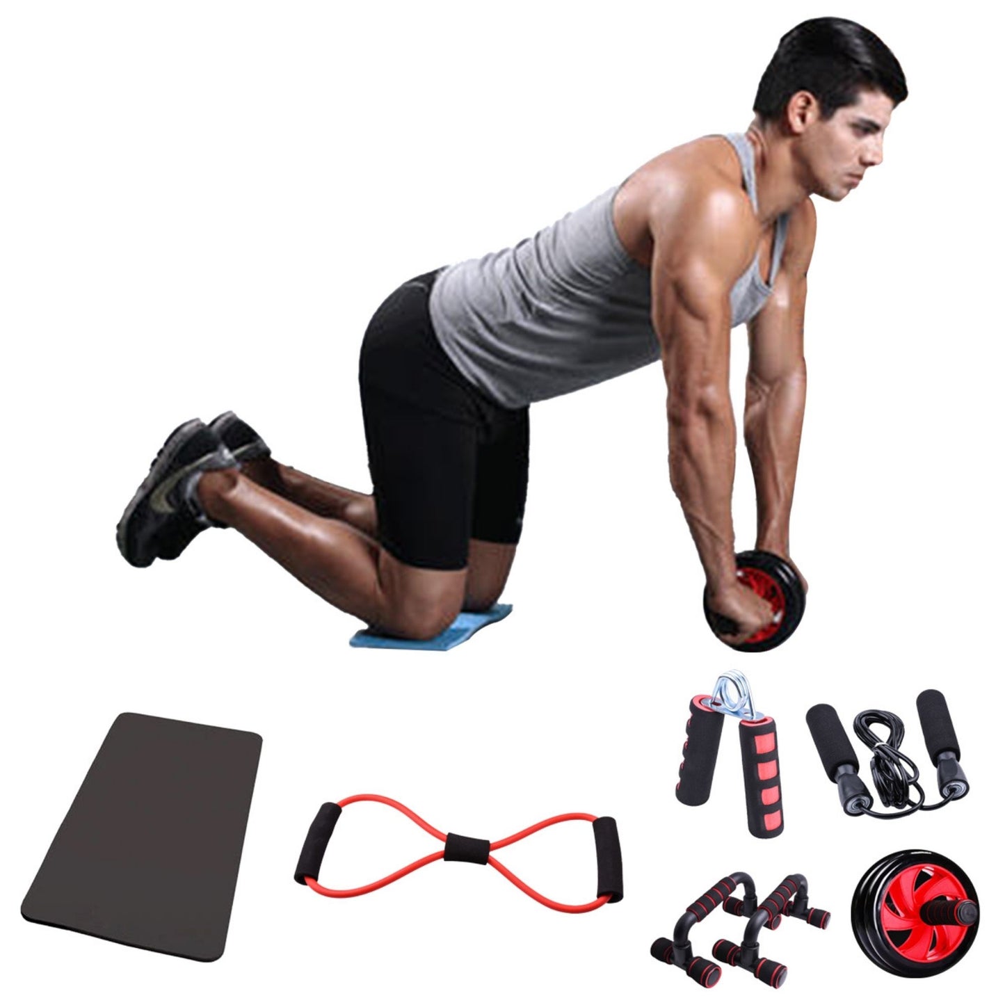 6 Piece Premium At Home Workout Set